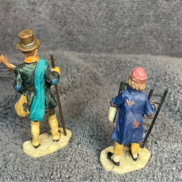 Lemax Christmas Village Figurines - Chimney Sweep Team 92291A Retired - Picture 2 of 5